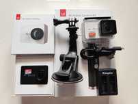 Zestaw 2x Kamera sportowa YI 4K, Gimbal Xiaomi YI+ Dodatki, Nie GoPro