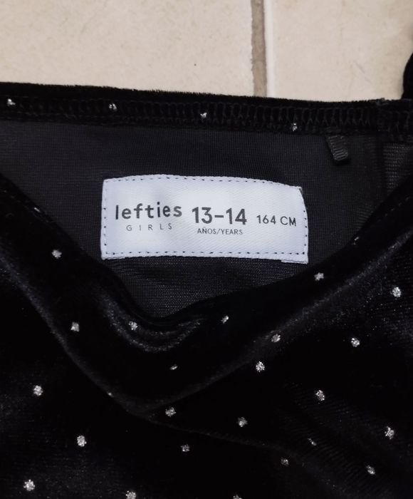 Vestido Preto Novo Lefties - 13/14 anos