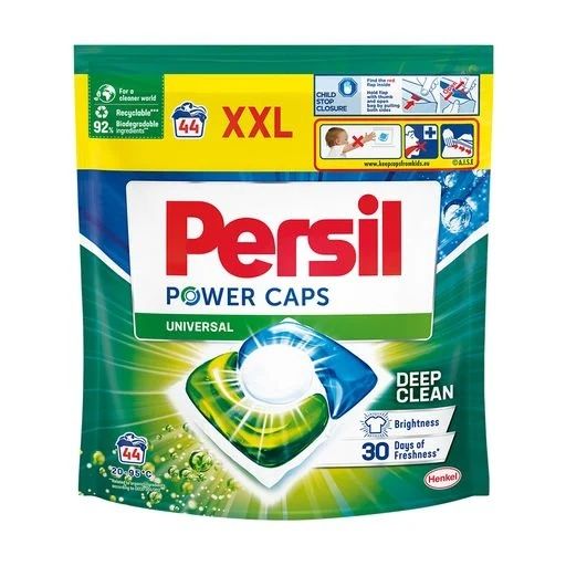 Капсулы для стирки Persil Power Caps Universal Deep Clean, 44 стирок,