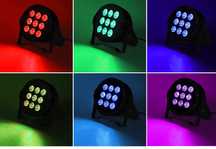 Reflektor Mocny PAR LED 9 x 10W RGBW 4 IN 1 DMX Mix kolorów Stroboskop