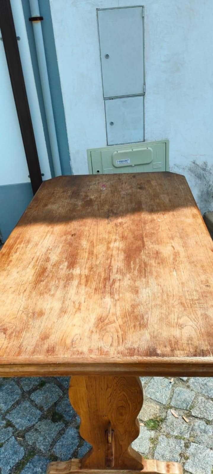 Mesa Rústica madeira antiga