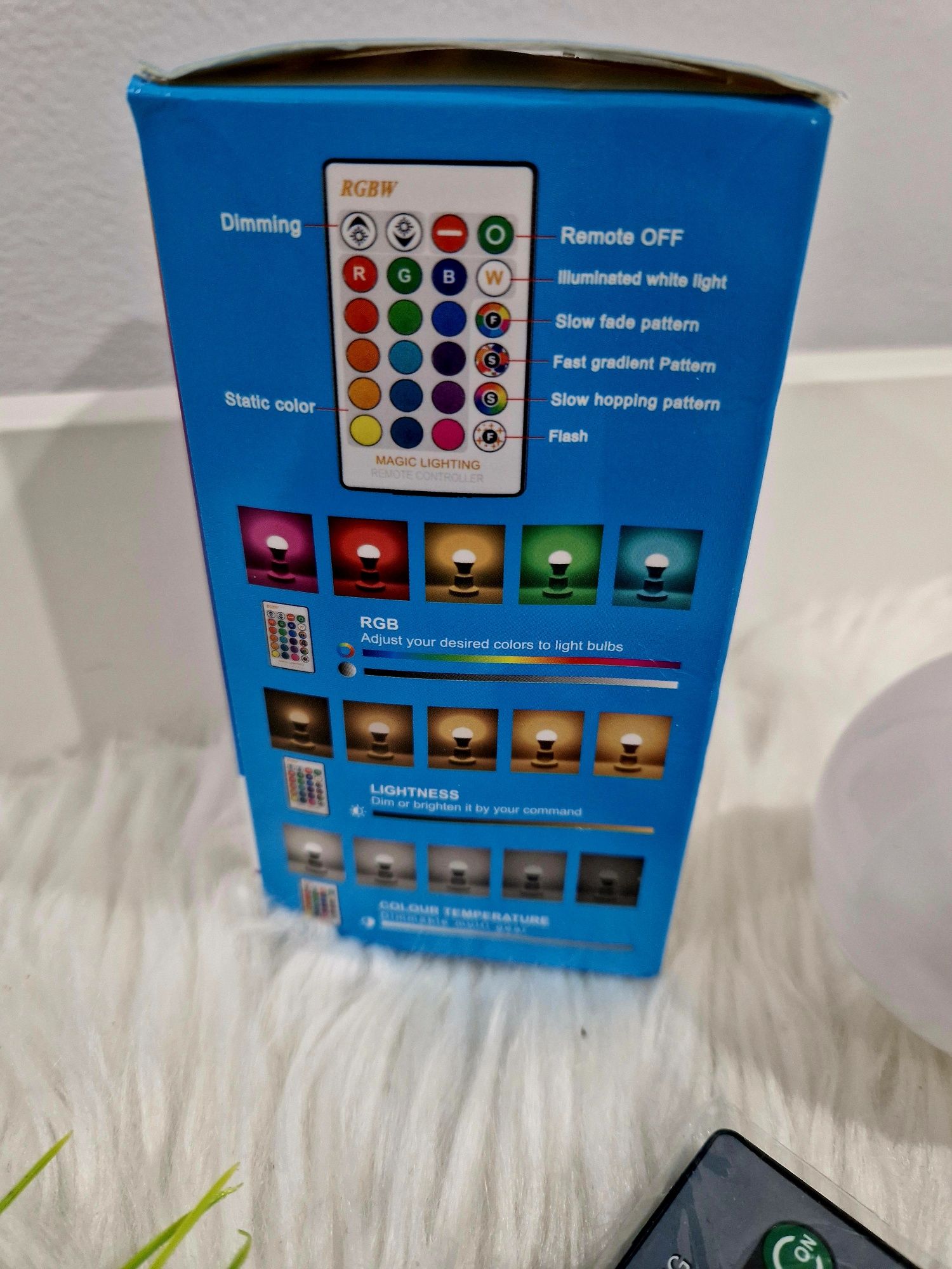 Lâmpada led RGB nova