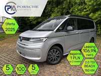 Volkswagen california Beach Camper 2.0 TDI 150 KM 7-DSG  FWD Nowy Model 2025 Plac Ponad 100 pojazdów