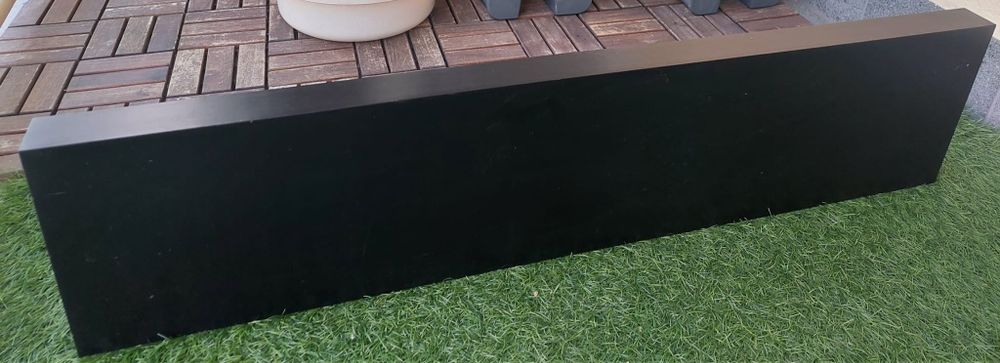 IKEA LACK półka ścienna 110x26 cm czarno brąz