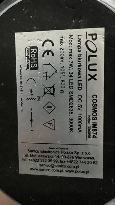 Lampka biurkowa LED - Polux