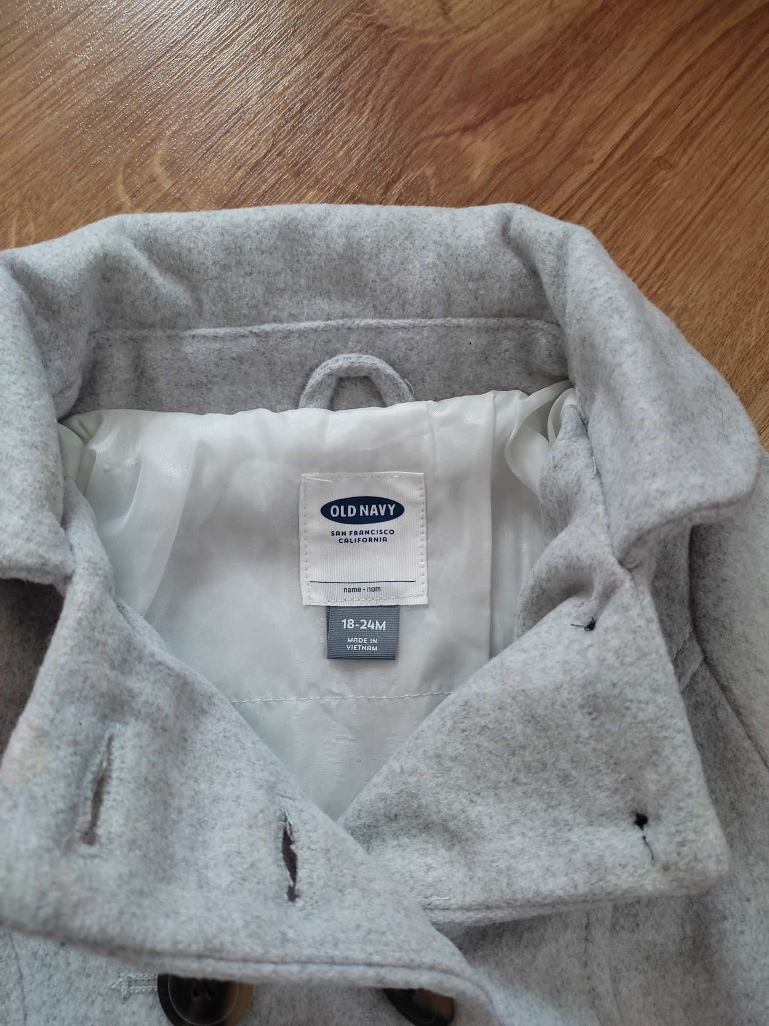 Płaszczyk, ciepły, wiosna/jesień Old Navy 18-24m, stan idealny