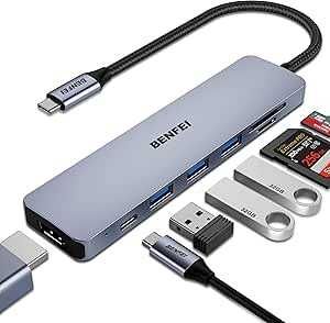 BENFEI Hub USB C 7 w 1 Multiport adapter
