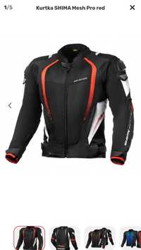 Kurtka motocyklowa SHIMA Mesh Pro red XL