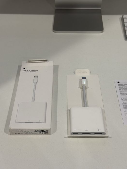 Adapter apple usb-c to AV HDMI mutiport mac