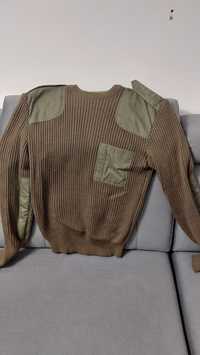 Sweter wojskowy oliwkowy