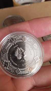 Аниме зодиак Ван Пис монеты сувенирные. Anime dollar.