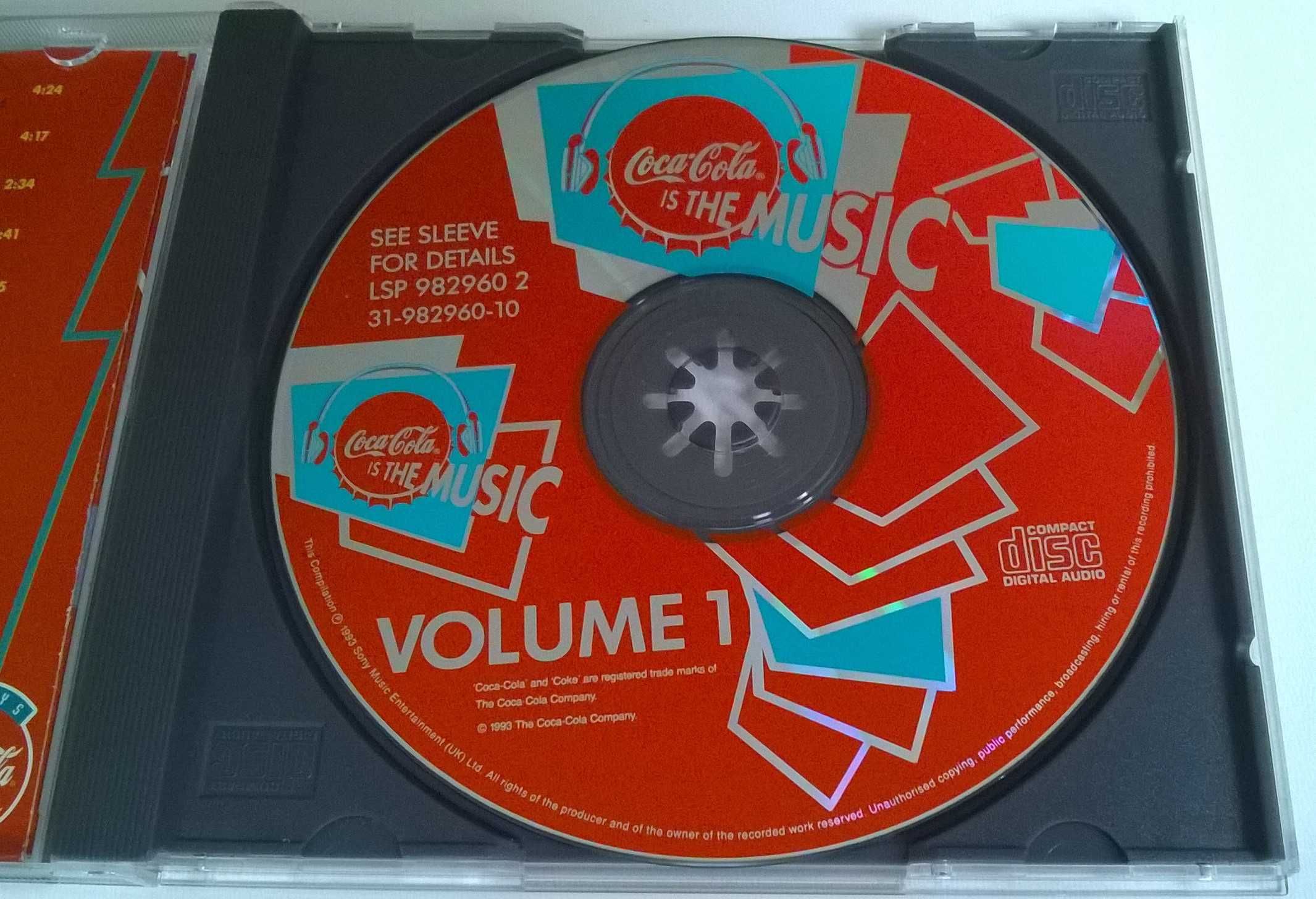 COCA-COLA is the MUSIC volume 1 - 1 CD