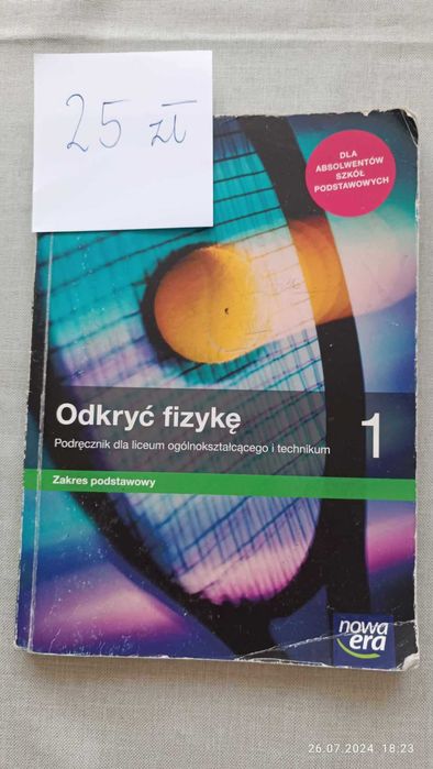 Podręcznik klasa 1 odkryc fizyke