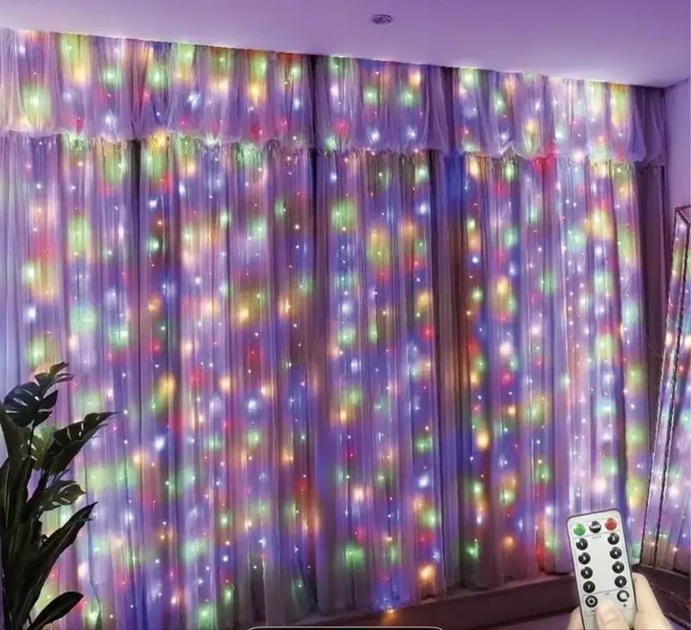 Різнокольорова гірлянда 6х3