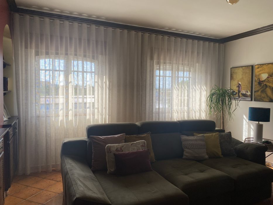 Cortina de onda com calha elegance