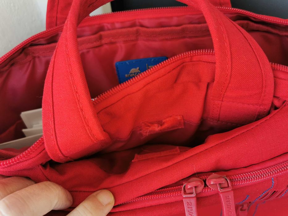 Torba na laptopa aktówka czerwona