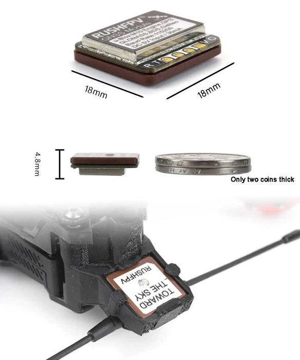 GPS RushFPV MINI 18*18мм модуль дрона