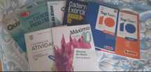 Cadernos de atividades do 5º ano e 10º ano - várias disciplinas