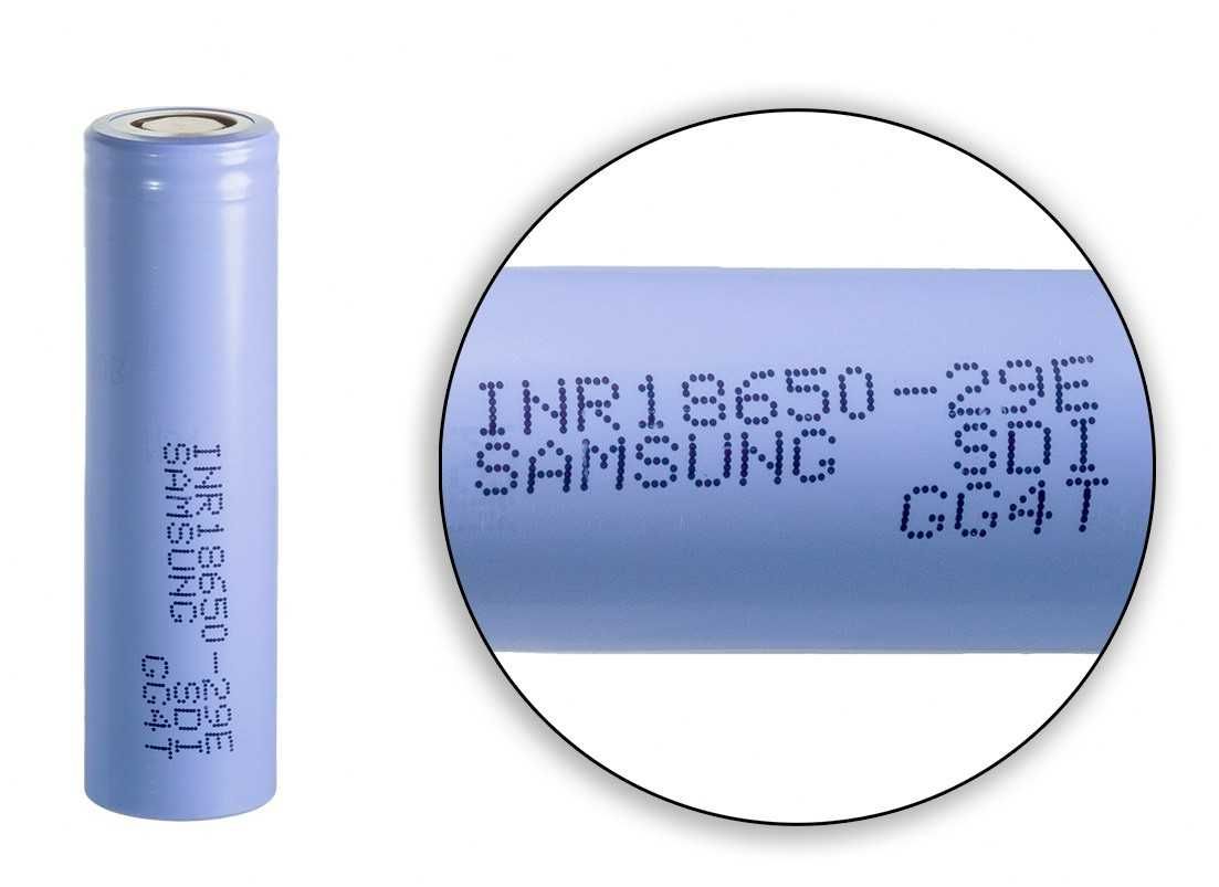 Células de bateria *NOVAS* Samsung Li-ion 3.7V 2900mAh