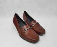 Mokasyny skórzane loafersy czółenka ANNE WEYBURN 39 25,1 cm BD0091C
