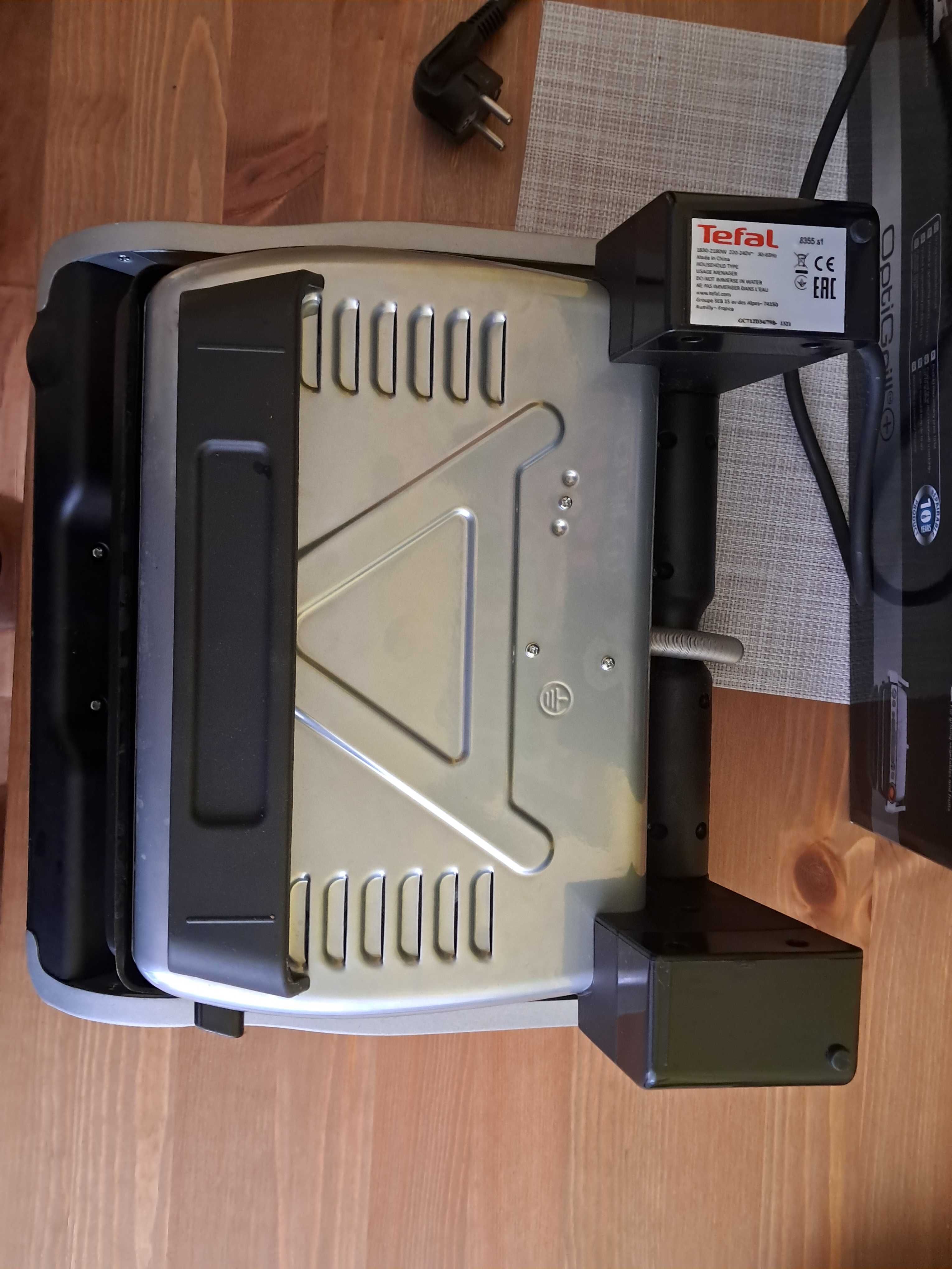 Гріль Tefal optigrill GC712D34 в ідеальному стані, з коробкою