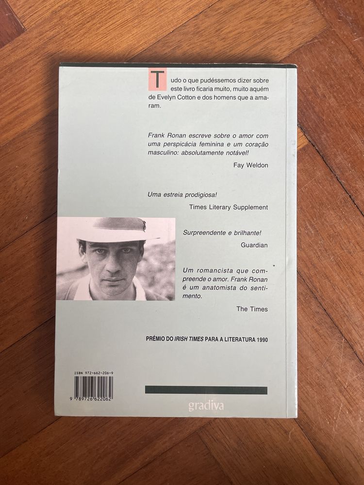 Livro: Os Homens que Amaram Evelyn Cotton de Frank Ronan