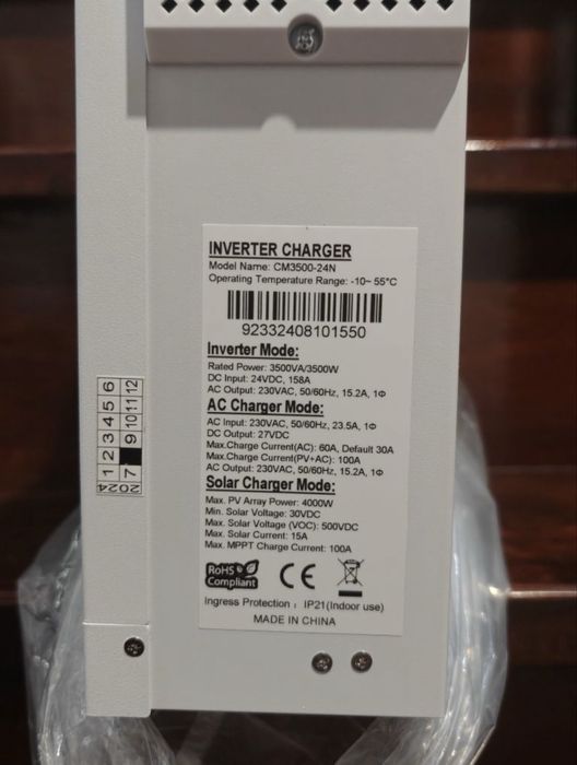 Інвертор 24В 3500А