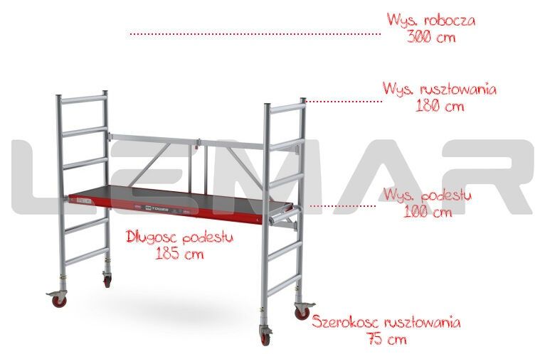 Rusztowanie montażowe wynajem Altrex K2-