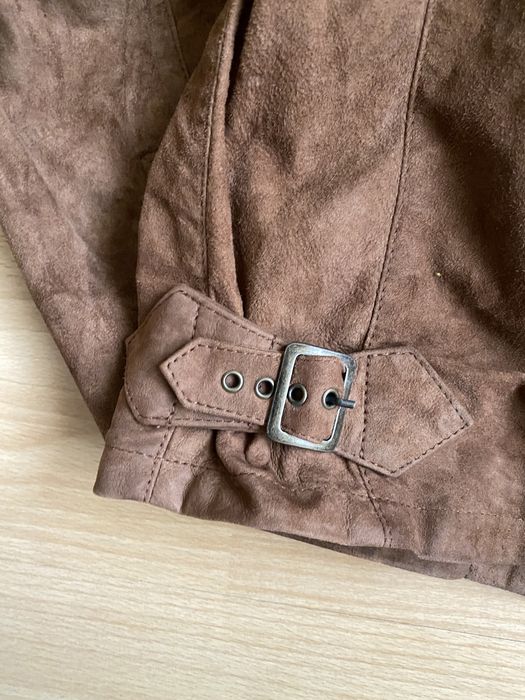Куртка кожаная (нубук)  винтаж германия
