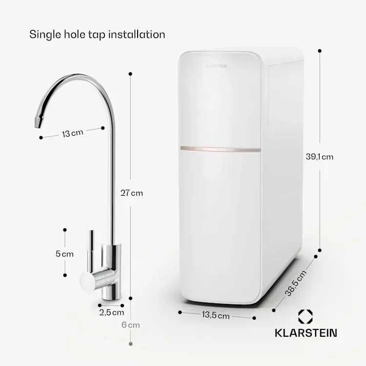 Система фильтрации воды Klarstein PureLine 400 10045506 (Осмос)