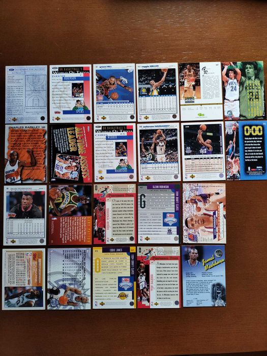 Cartas Basket NBA Coleção Anos 90 Jogadores All-Star Karl Malone...