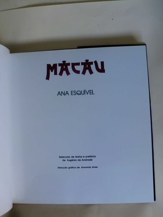 Macau 
de Ana Esquível