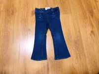 rozm 98 Hampton Republic spodnie jeans dzwony elastyczne