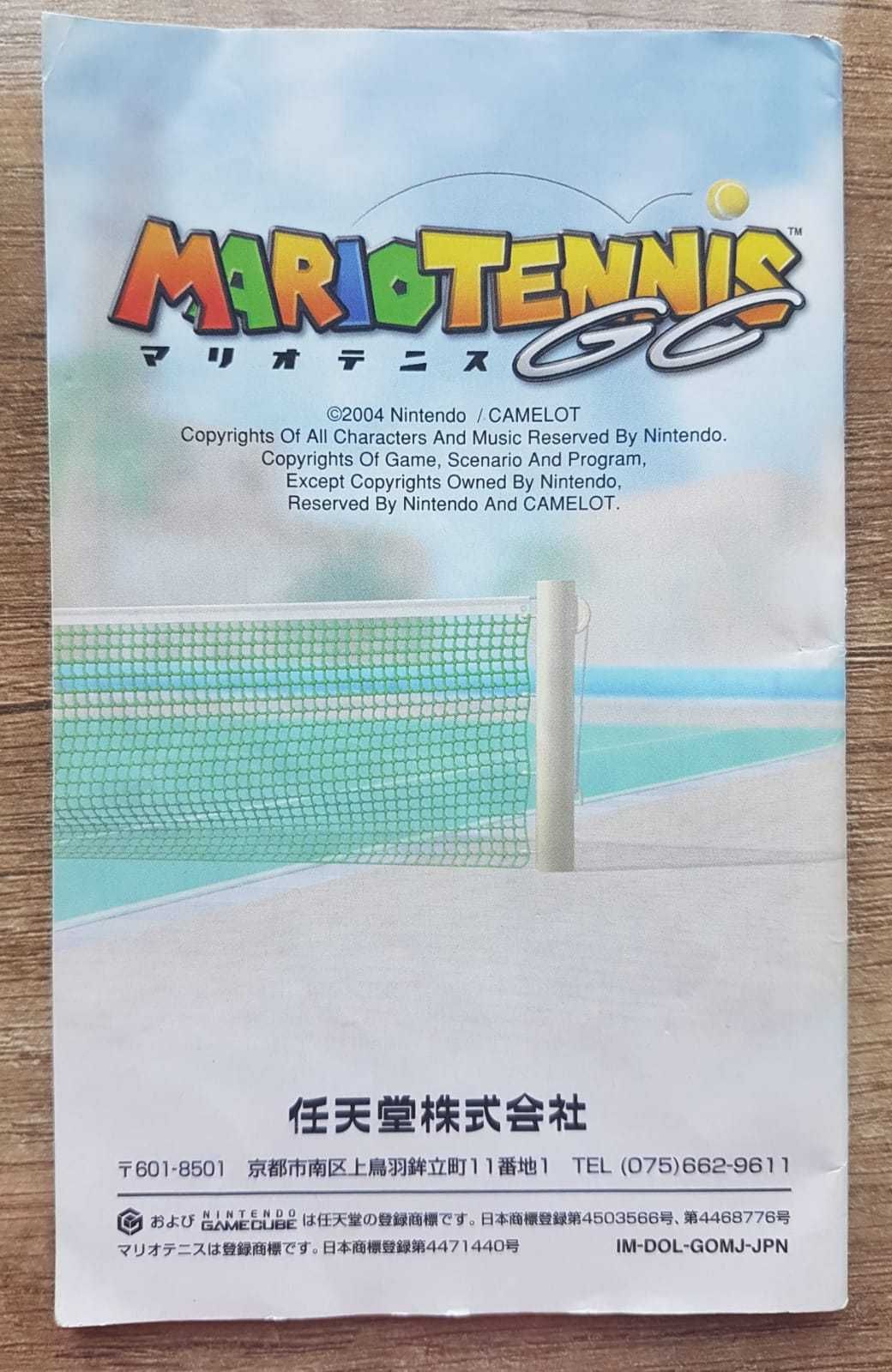 Mario Tennis Gamecube prezent Nintendo Game Cube