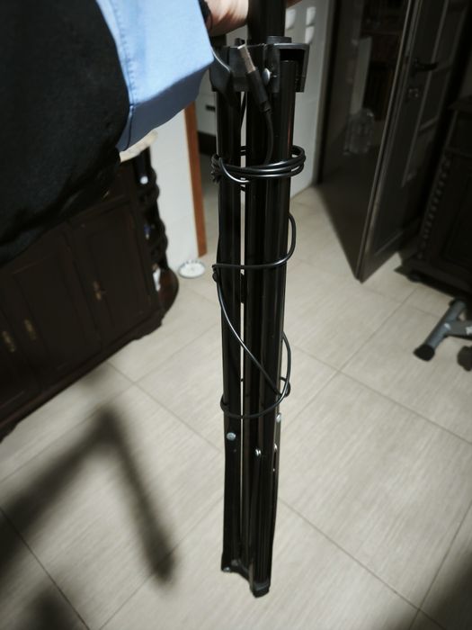 Anel de luz led com tripé