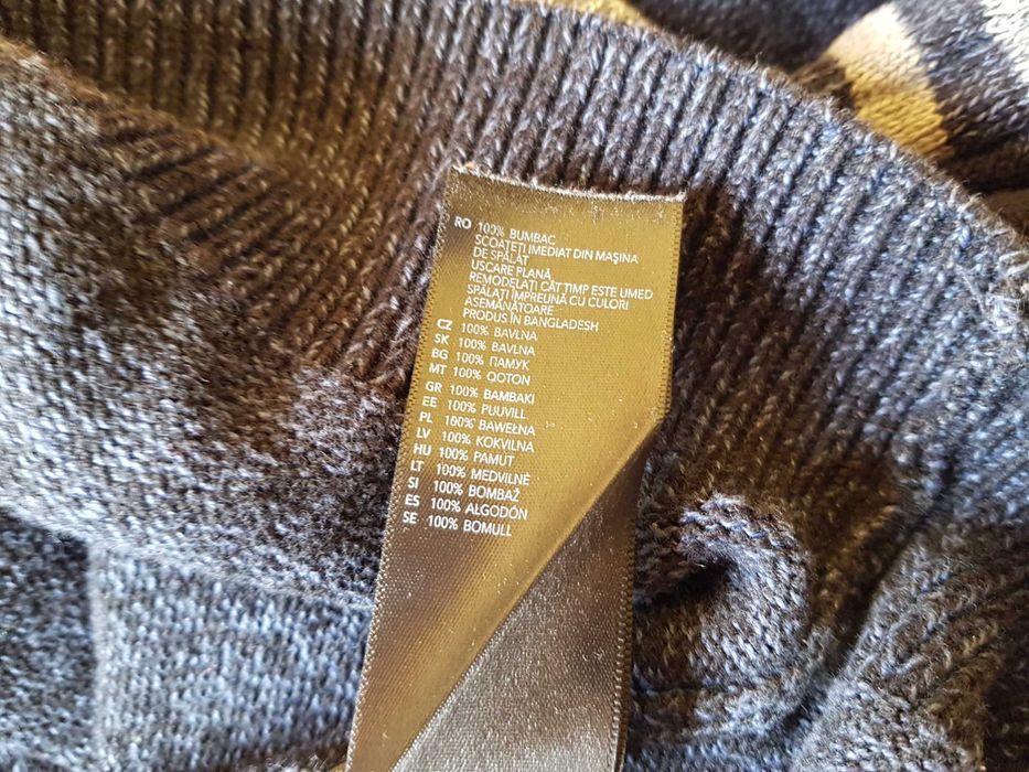 Sweter męski MAINE England M bawełna 100% ciepły