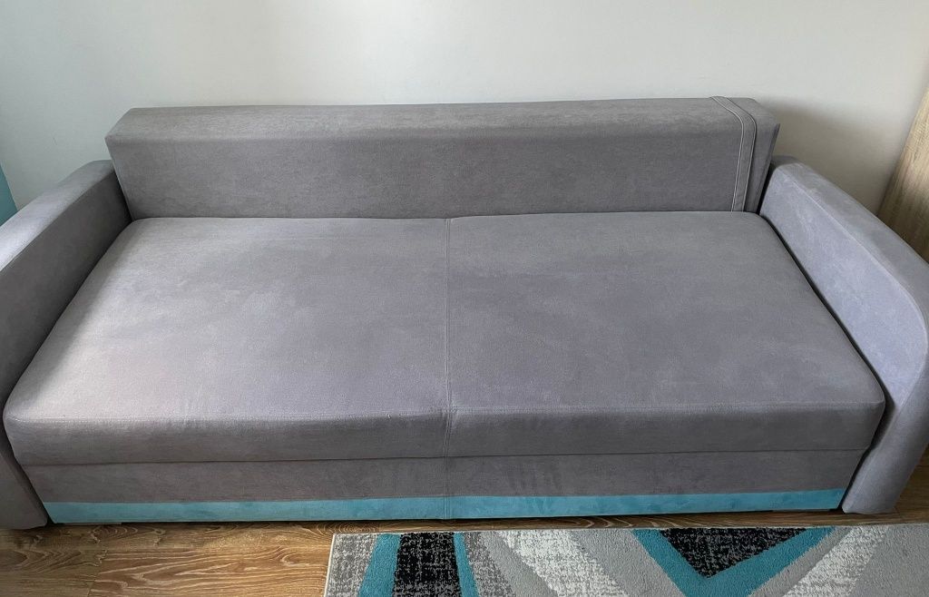 Sofa Black Red White z funkcją spania plus gratis