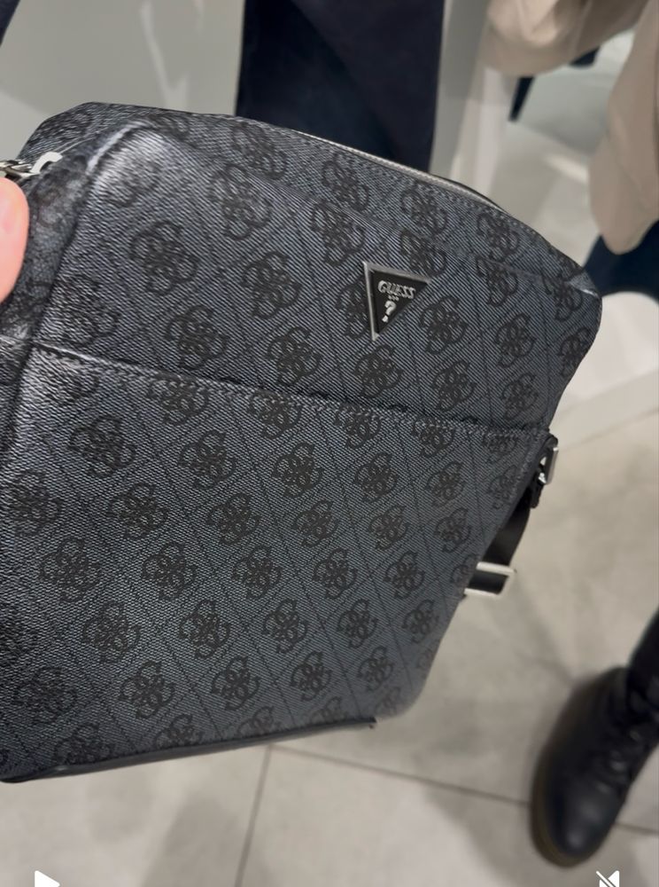 Сумка мужская Guess HMTOLO-P4258- BLA Black, новая, оригинал