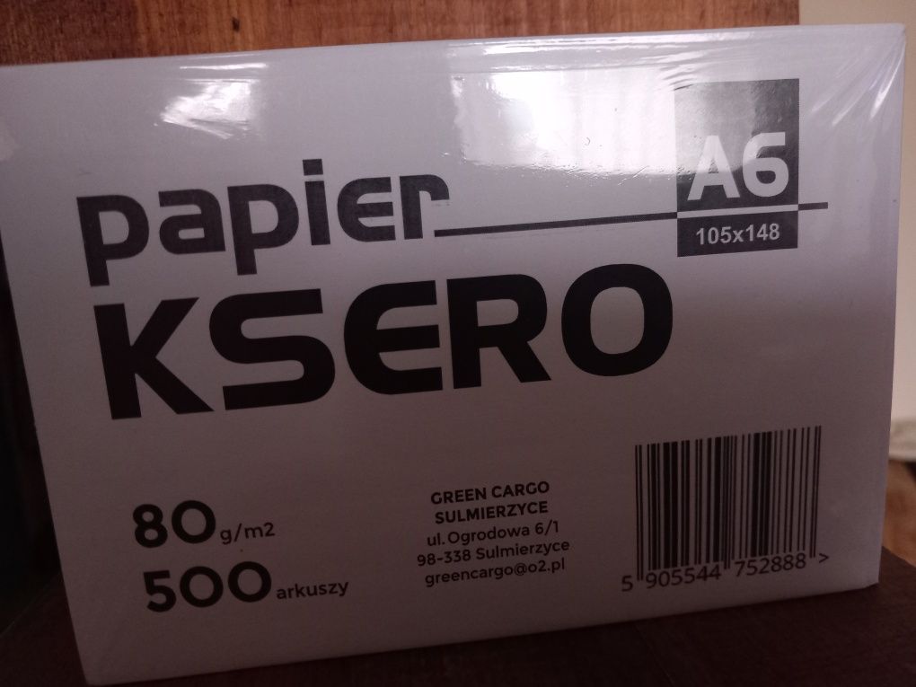 Papier do drukowania etykiet A6  500sztuk