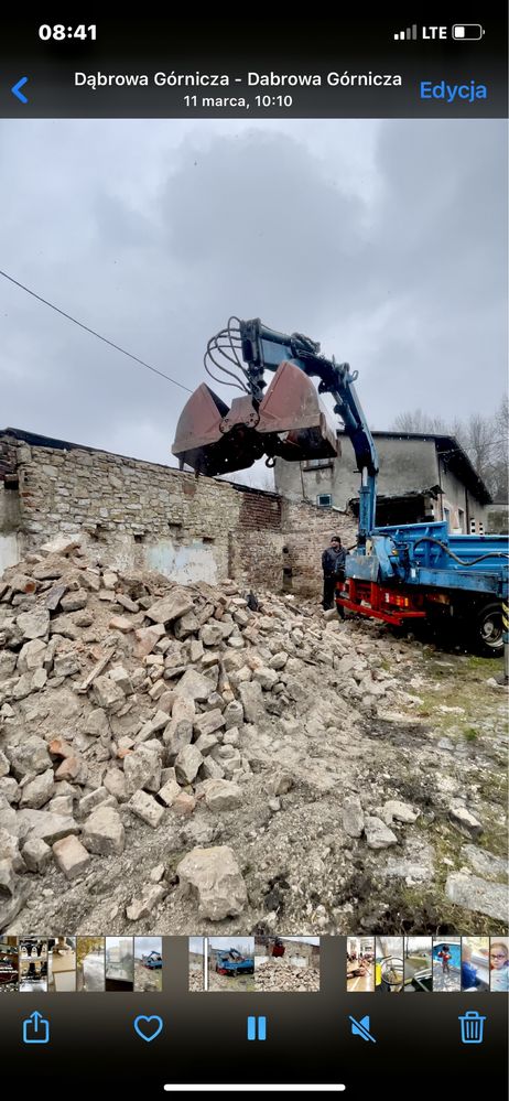 Wywóz i utylizacja gruzu , gruzu budowlanego Wywóz odpadów budowlanych