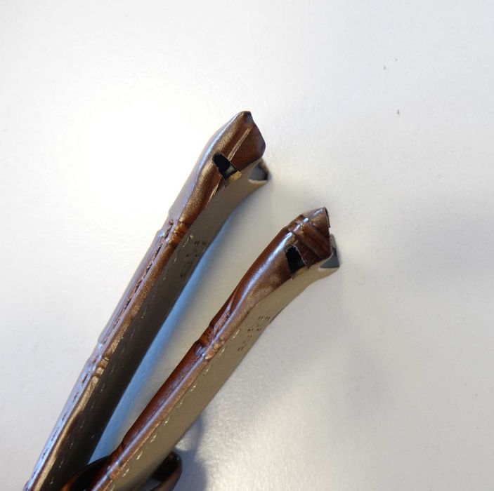 Pasek skórzany 22mm 23mm do zegarka Tissot Couturier T035 czarny brąz