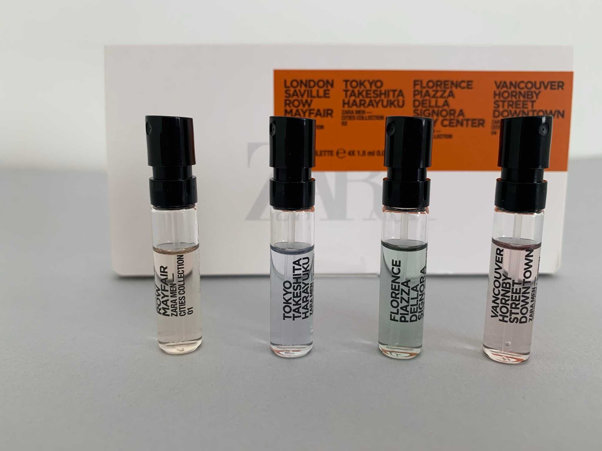 Набор Zara Discovery set коллекция Cities 4 шт. 1,5 ml