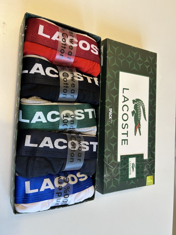 Zestaw bokserek męskich Lacoste rozmiar 2XL