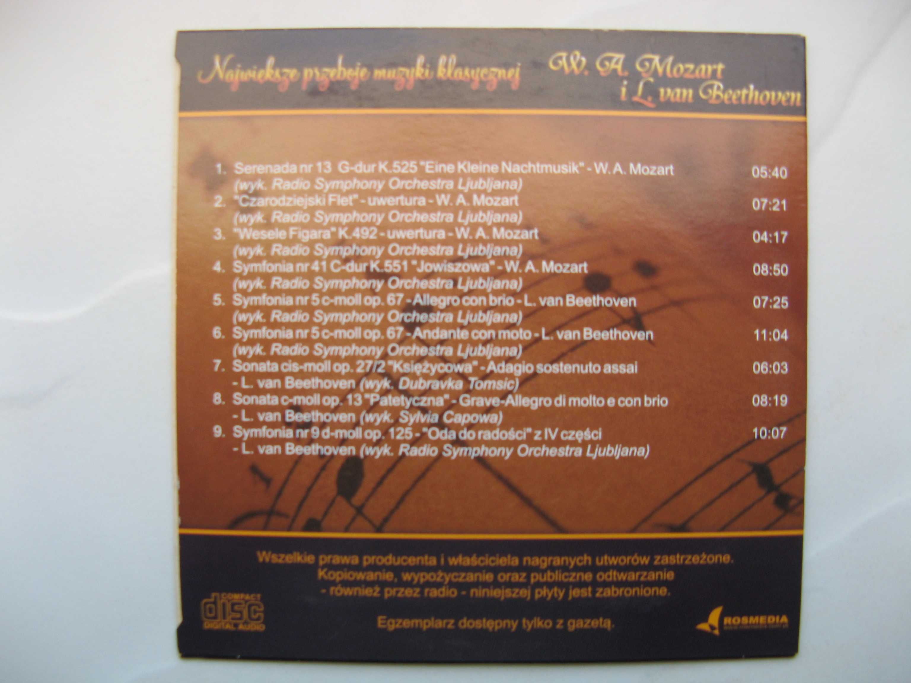 Największe przeboje muzyki klasycznej - 8 płyt CD