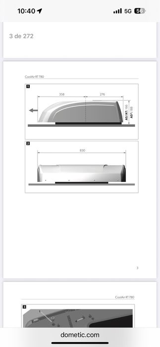Ar condicionado 24 v DOMETIC