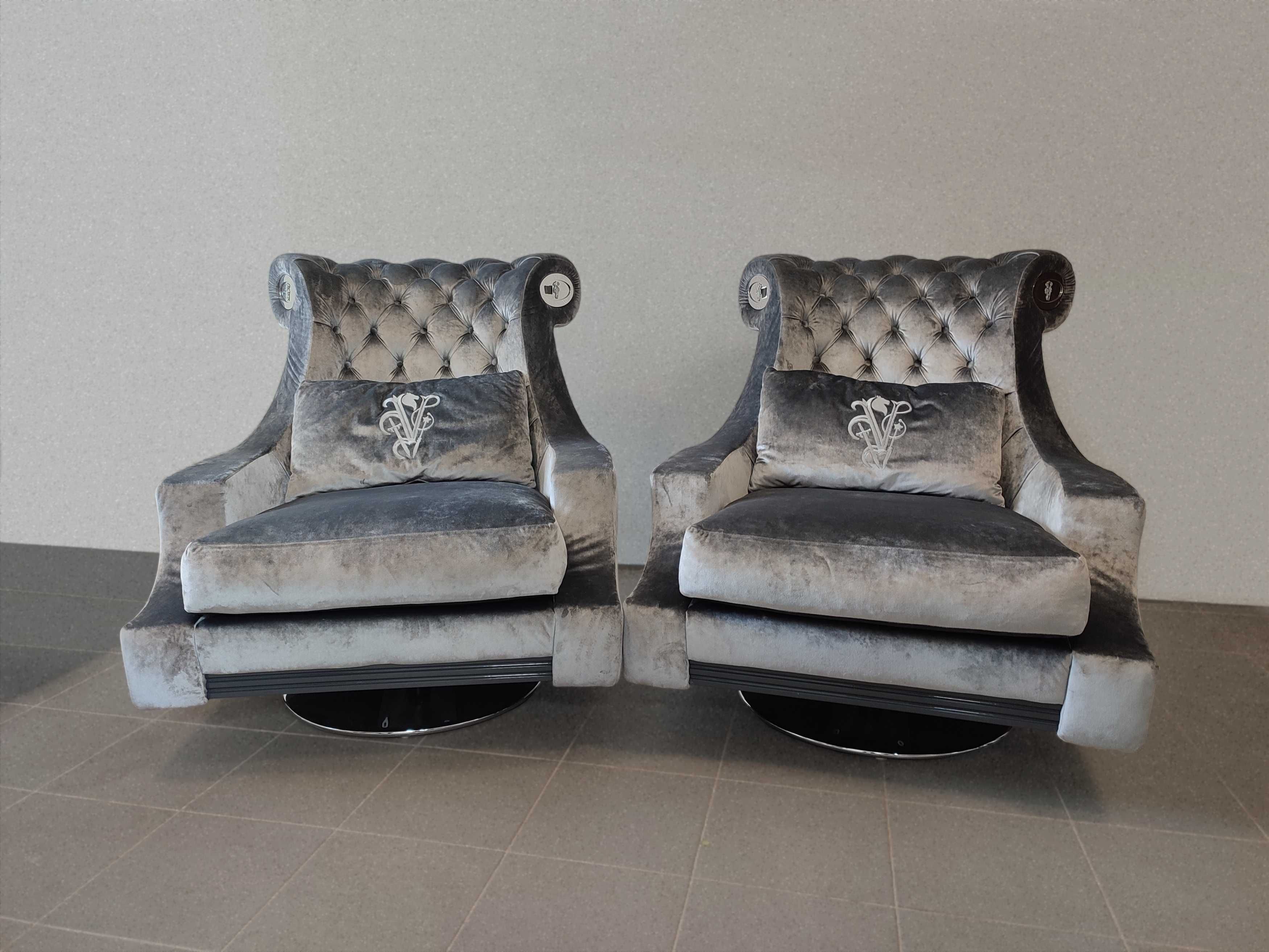 Kolekcja włoskich luksusowych mebli Visionnaire Sofa, fotel, stół