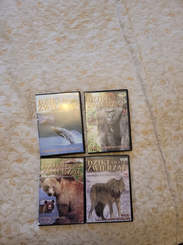Dziki świat zwierząt 1, 3, 5, 7 dvd