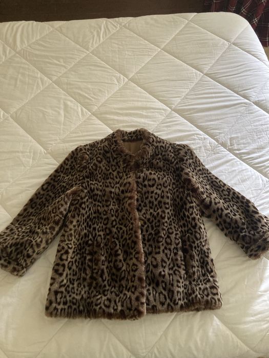 Casaco de sra com estampa de leopardo-NOVO