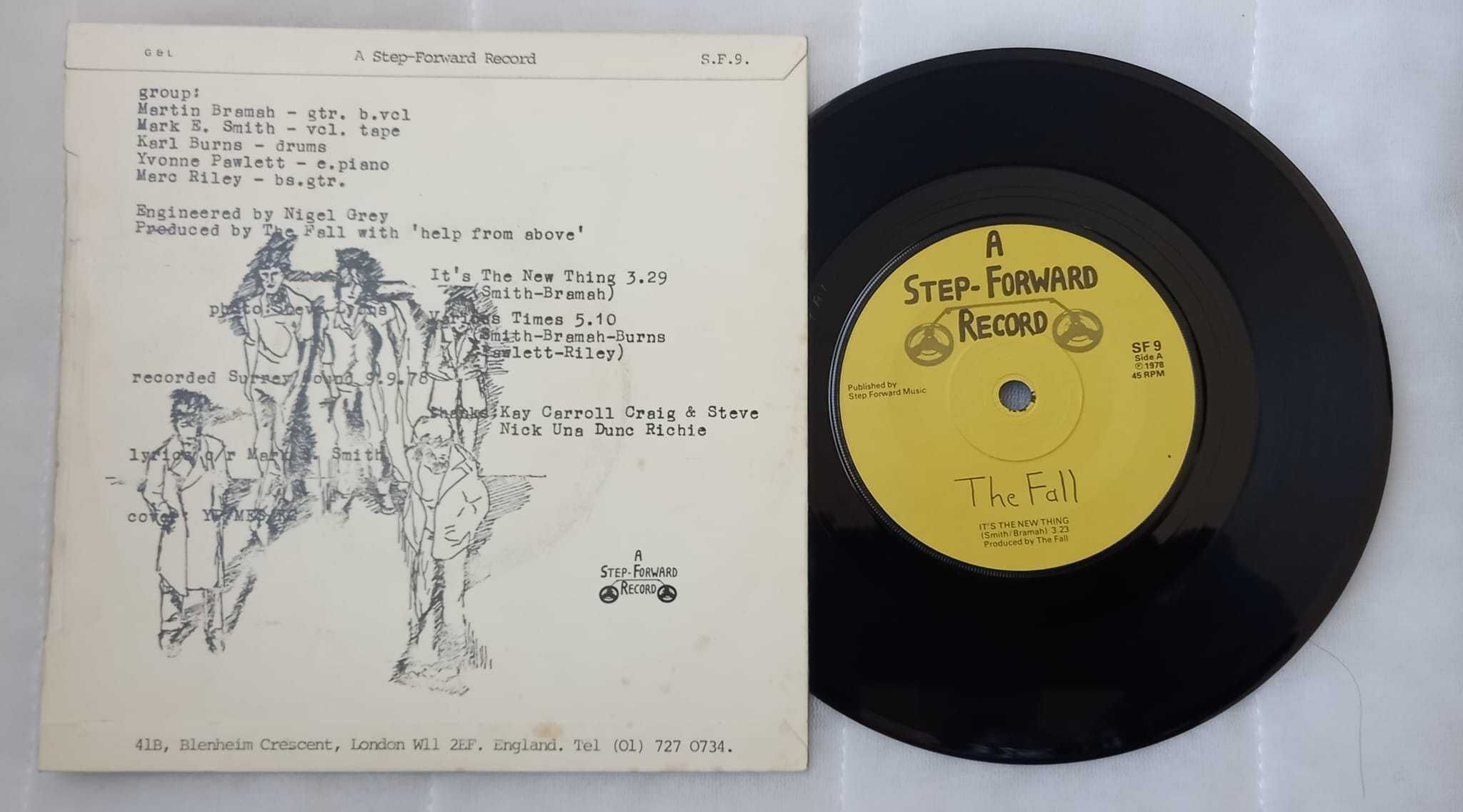 The Fall ‎–  Various Times Single 1978 1a edição Post Punk
