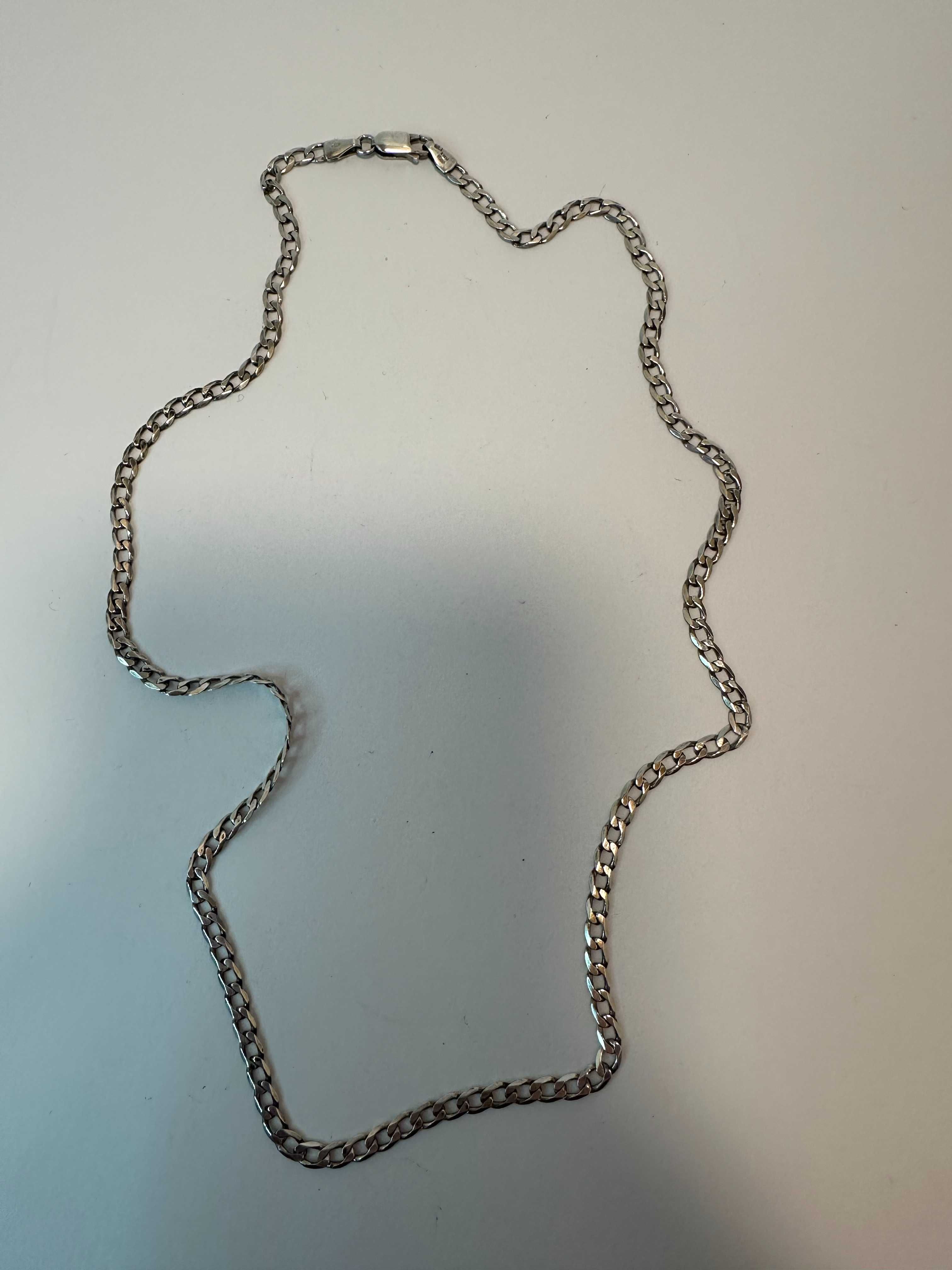 Srebrny łańcuszek pancerka pr 925 50 cm 720/25/PP